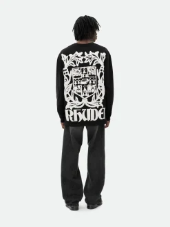 RHUDE VERITAS CREST LS TEE