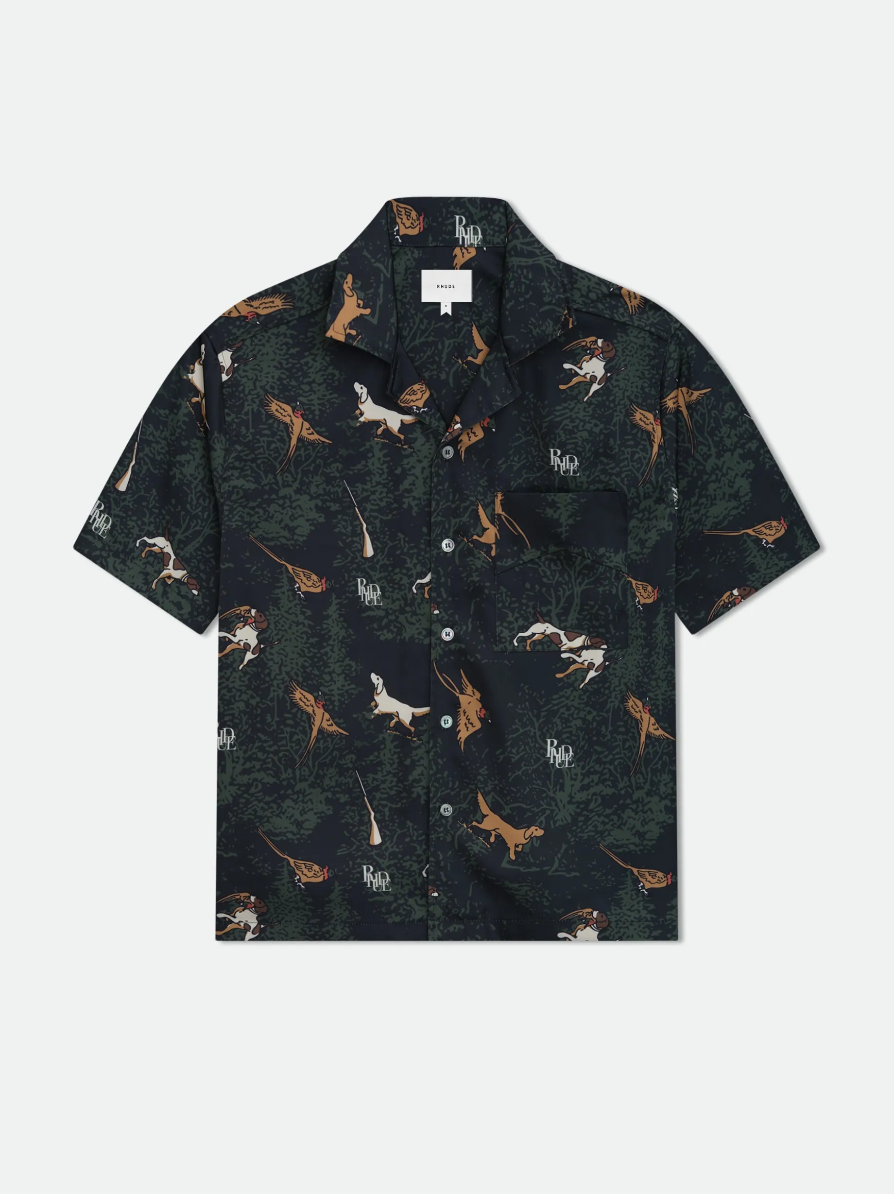 SCRAMBLE DOG PRINT SHIRT