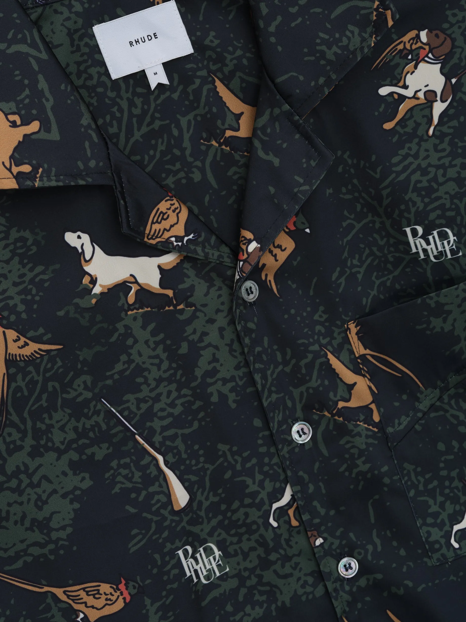 SCRAMBLE DOG PRINT SHIRT