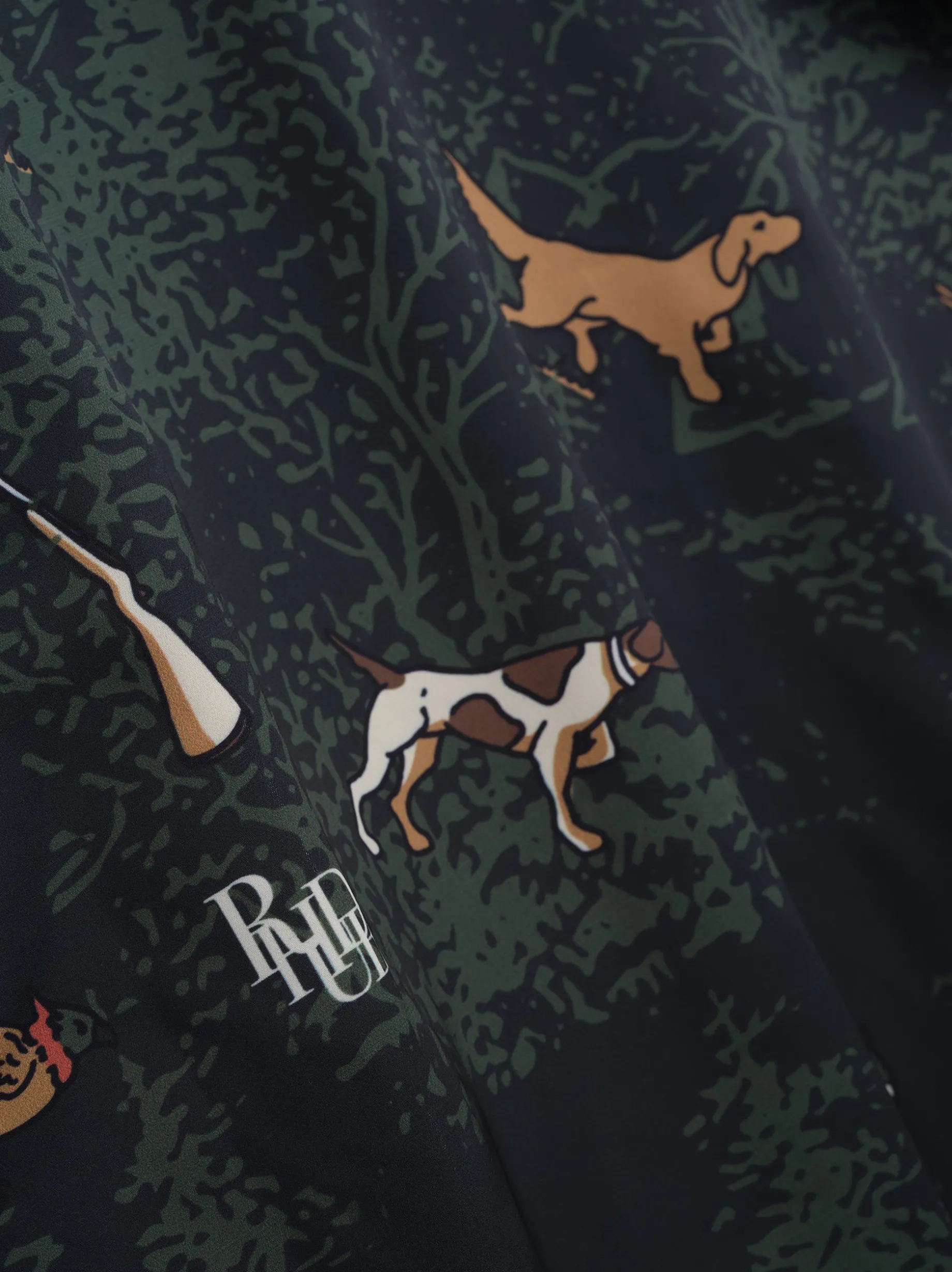 SCRAMBLE DOG PRINT SHIRT