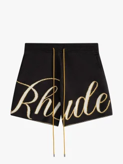 SCRIPT LOGO KNIT SHORT