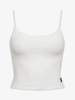 SHEER RIB KNIT TANKTOP