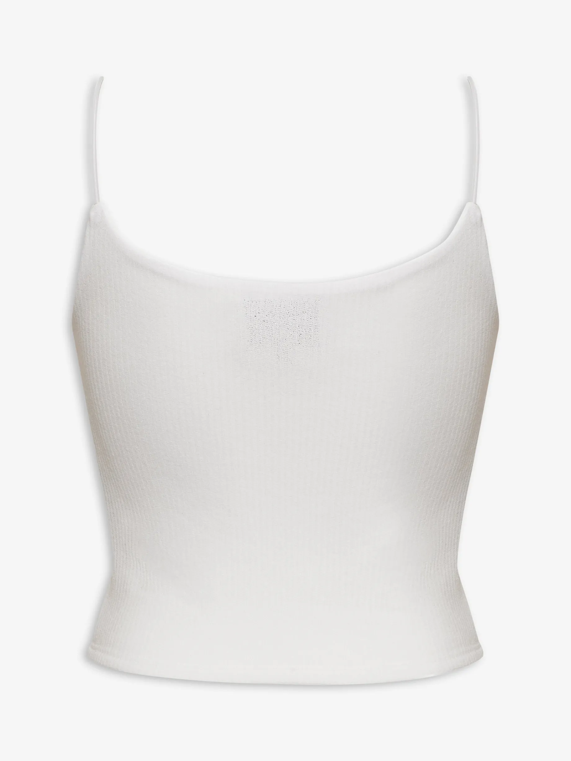 SHEER RIB KNIT TANKTOP