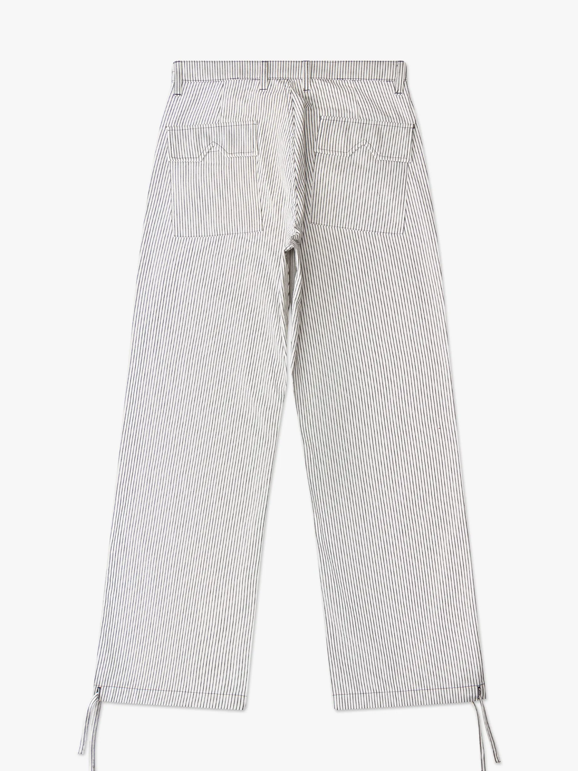 STRIPED FRONT POCKET PANT