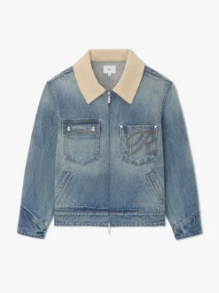 WESTERN ZIP UP DENIM JACKET