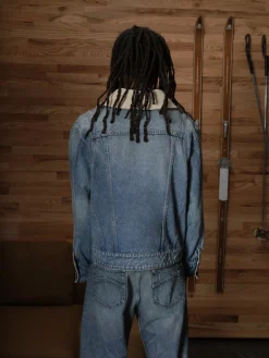 WESTERN ZIP UP DENIM JACKET