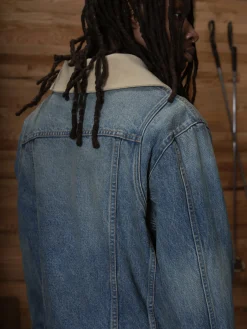 WESTERN ZIP UP DENIM JACKET