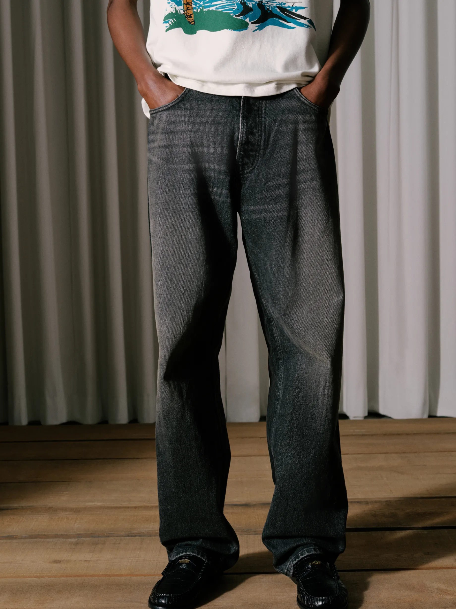 WIDE LEG DENIM