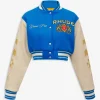 WOMENS F1 CROPPED VARSITY JACKET